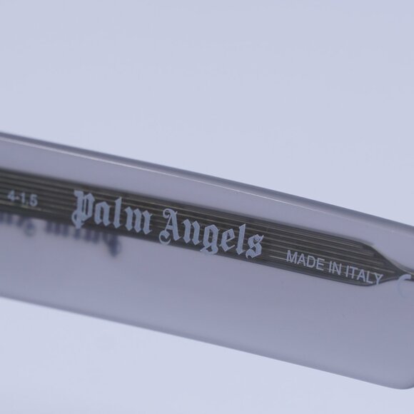 Palm Angels PERI089 BODIE 0955 Sunglasses Grey Square Frame, Green Lenses - Picture 6 of 9